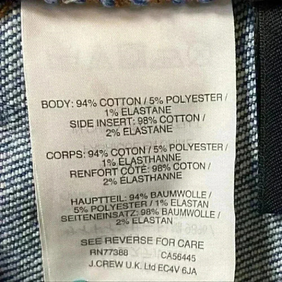 Madewell Denim Mini Skirt Button Front 2 Tone Blue Jean Size 26 - Picture 10 of 14